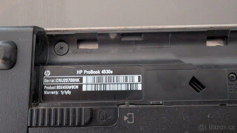 Notebook HP ProBook 4530e - 7
