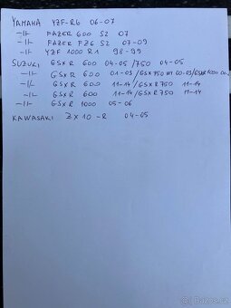 Plexi štíty Honda,Yamaha,Suzuki,Kawasaki, - 7