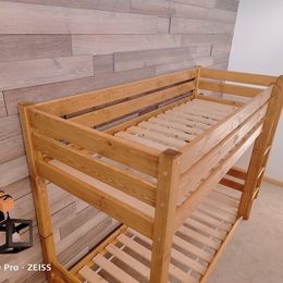PATROVÁ POSTEL-VOSKOVANÁ,PŘÍRODNÍ 80/90x200 - 7