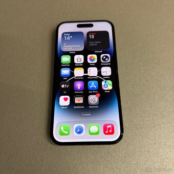 iPhone 14 Pro 256GB space black, pěkný stav, rok záruka - 7