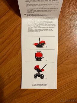 Prodám autosedačku Cybex (vajicko)Nová - 7