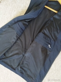 Tmavě modrá  vesta zn. BRAX pánská na vysokého pána - 7