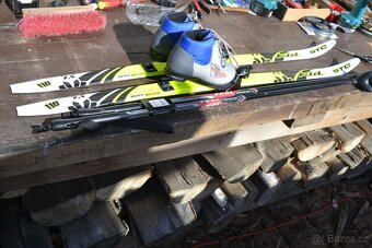 dětské běžky 120 cm s protismykem vazko NN75 boty 32 hole - 7