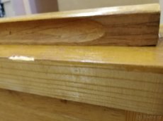 Retro konferenční masivní dubový stůl - 7