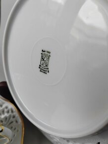 Vynikající porcelánové čajové trio Schumann Bavaria - 7