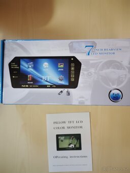LCD monitor 7“ Full HD MP5 na zrcátko (AV1,AV2,SD,Bluetooth) - 7