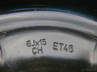 Plechové disky orig Kia Hyundai 5x114,3 6Jx15 ET46 - poklice - 7