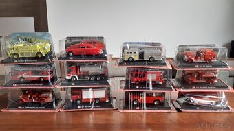 Hasičské modely AMERCOM 60 kusů Hasiči - 7