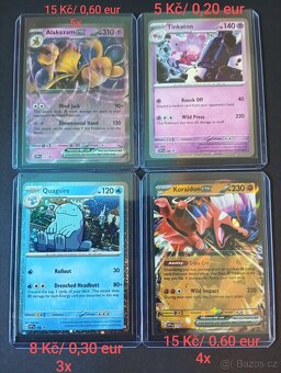 Pokémon karty 1 - 7