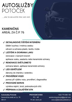 Autoslužby •DETAILING•RENOVACE•SERVIS•STK• - 7