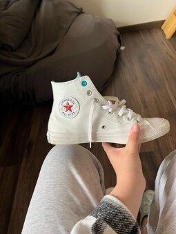 Koženkové boty Converse - 7
