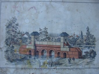 Richterova kamenná stavebnice kolem r.1880 + katalog - 7