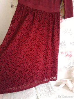 Krásné a elegantní šaty s krajkou 40/44 - 7