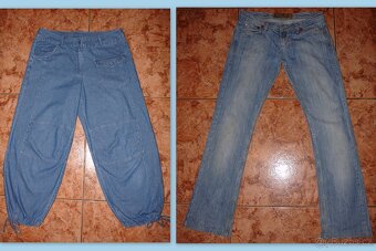 ++ 13x dívčí kalhoty a tepláky vel.158-164 - levně prodám ++ - 7