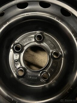 Plechová kola 15" + 7mm letní pneu Hankook 195/65 R15 - 7