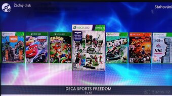 XBOX 360 Slim, 250GB, RGH, spoustu her viz fotky - 7