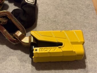 Zámek na brzdový kotouč, s řetězem. Abus - 7