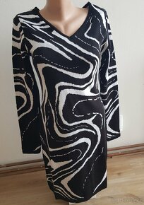 Černo-bílé šaty BONPRIX vel. S/M - 7