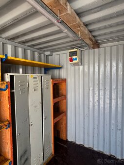 Skladový kontejner 10´ / 3m délky / regály a elektro. - 7