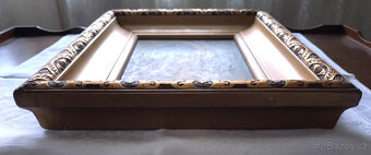 pár rámů s portréty a nálepkou Jednoty válečných slepců ČSR - 7