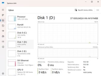 PC sestava-4x3.6Hz-16GB RAM-128GB+1TB HDD-W11 - 7