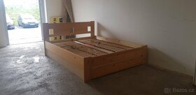 PRODÀM POSTEL-160/200-MASIVNÌ BOROVICE-ULOŽNÍM PROSTOREM - 7