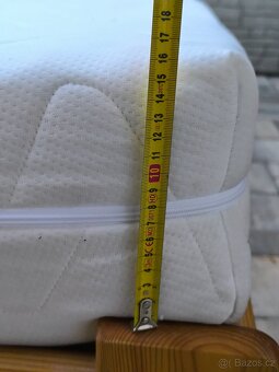 Prodám manželskou postel + Matrace 160cm x 200cm - 7