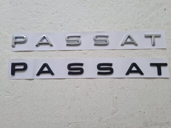 Chrómové a čierne nápisy na kufor VOLKSWAGEN - 7