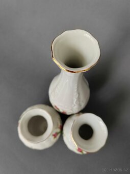 Sada nádherných porcelánových váz Seltmann Weiden "Wien" - 7