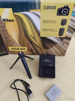 Nikon D3500 + 2 objektivy s příslušenství - 7