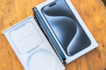 iPhone 15 Pro 128GB Blue Titanium - 7