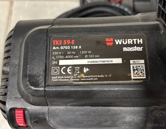Ponorná kotoučová pila WÜRTH TKS 59-E - 7