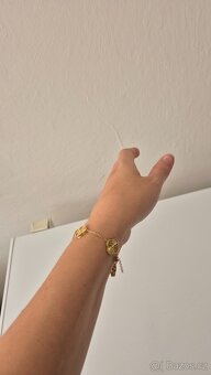 Zlatý náramek guilloché - 7