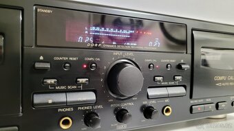 JVC TD-W718 dvojity tape deck - 7