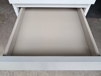 Ikea komoda Malm se zrcadlem bílá - 7