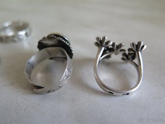 Stříbrné prsteny - 7