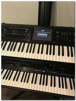 Korg pa4x + Korg Kronos 2 klávesový syntezátor v dvojitém ba - 7