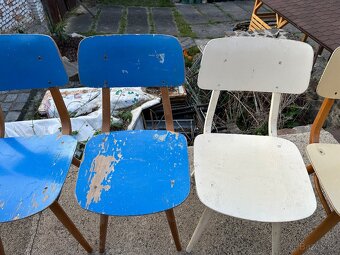 Různé staré RETRO židle - kus za 200,- - 7