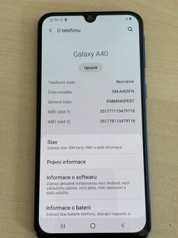 Samsung A40 4/64gb blue - 7