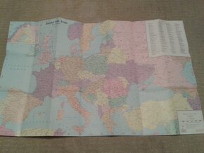 Železniční mapa ČR a Evropy - 7