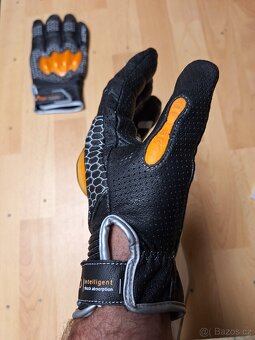 Kožené rukavice na motorku Acerbis KTM vel XXXL - 7