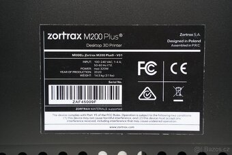 3D Tiskarna Zortrax M200 Plus 6kus - 7