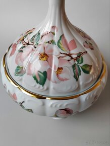 Porcelánová dóza s květinami Royal Porzellan Bavaria KPM - 7
