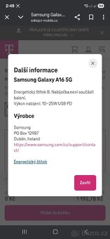 Prodám novy tel dostal od T mobile mám 2 . - 7