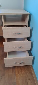 Psací stůl 140x60 cm + 2x úložný prostor - 7