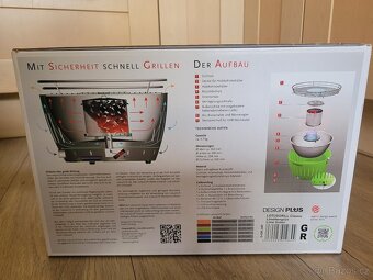 Nový gril na dřevěné uhlí LotusGrill G-GR-34P zelená - 7