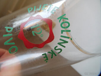 STARÁ SKLENICE - PŮLLITR - PIJETE KOLÍNSKÉ PIVO - 7