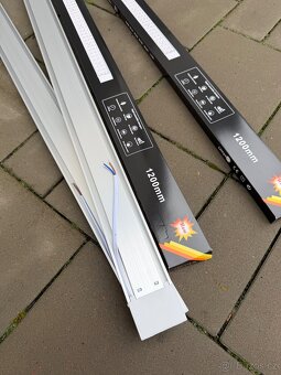 Hliníková LED zářivka 120cm, 6500k, 230V, 7000lm - 7