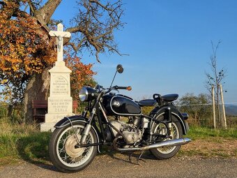 BMW R60/2 r.v.1968, bílé CZ SPZ, origo stav,nerenovováno - 7