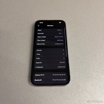 Jako nový iPhone 14 Pro 256GB deep purple, bez škrábance - 7